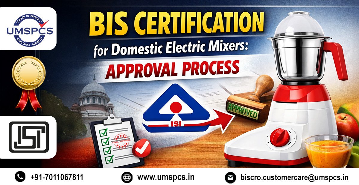 BIS Certification for Domestic Electric