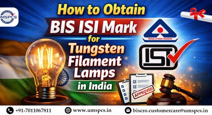 BIS ISI Mark for Tungsten Filament Lamps in India
