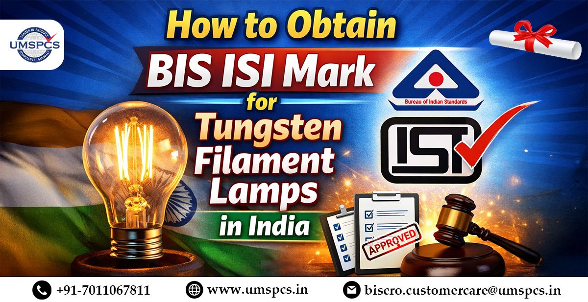 BIS ISI Mark for Tungsten Filament Lamps in India