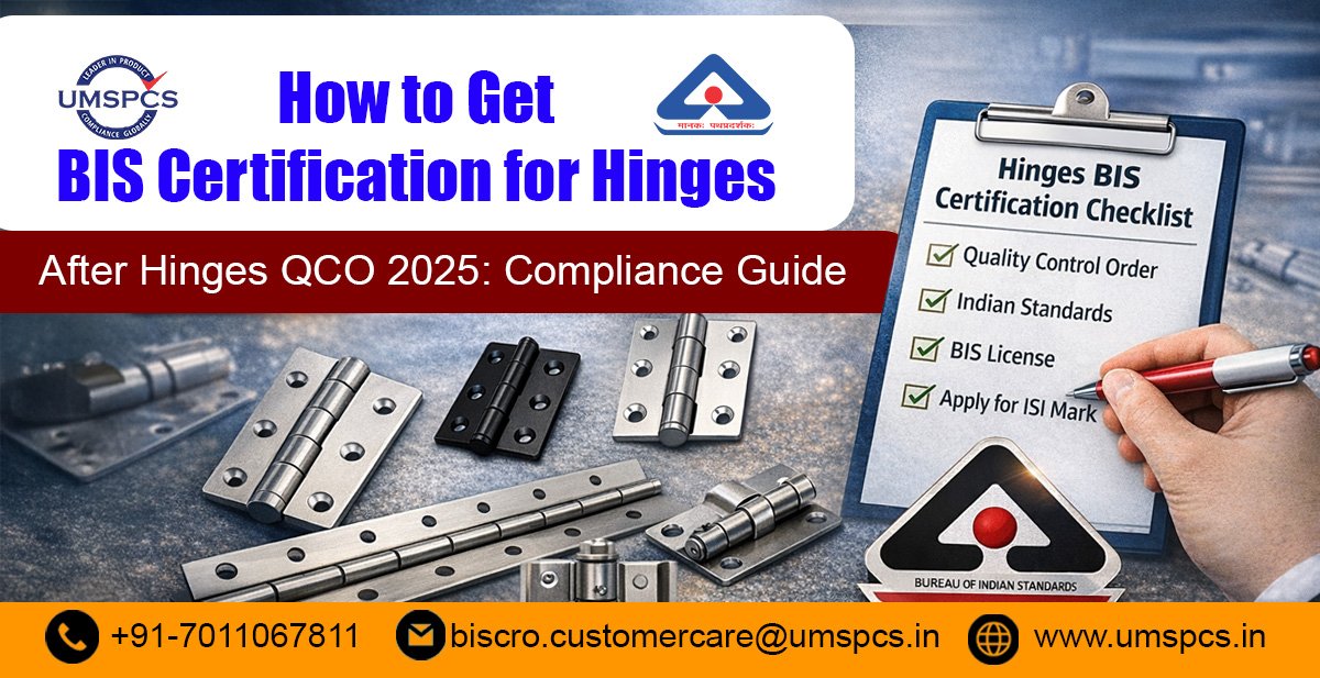 BIS Certification for Hinges