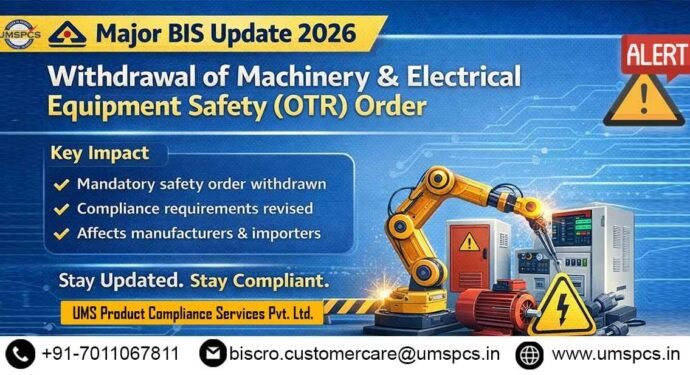 withdraw of machinary and electrical equipment safty