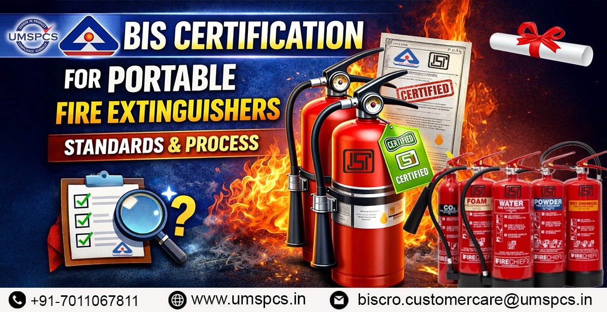 BIS Certification for Portable Fire Extinguishers