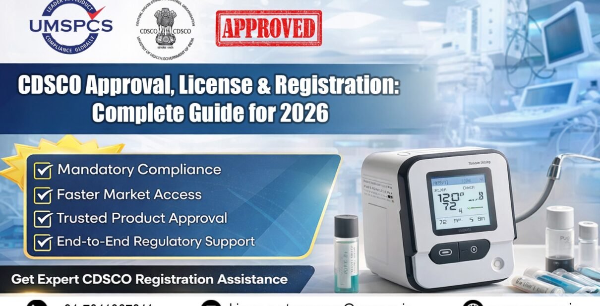CDSCO Approval License Guide in India 2026
