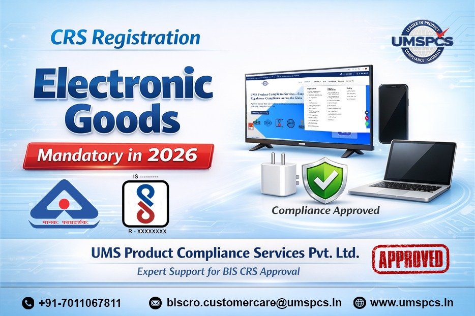 CRS Registration for Electronic Good- Essential for 2026