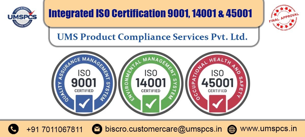 Integrated ISO Certification 9001, 14001 & 45001