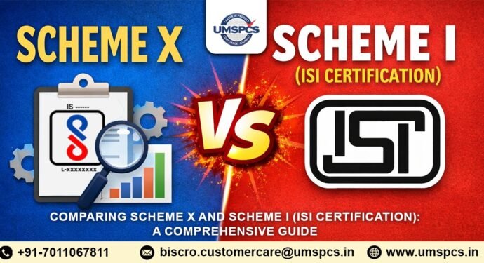 Comparing Scheme X and Scheme I (ISI Certification)