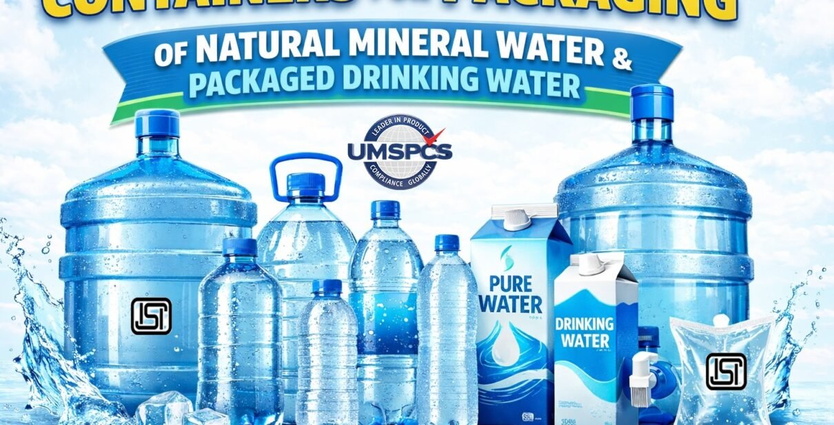 Containers for Packaging of Natural Mineral Water and Packaged Drinking Water