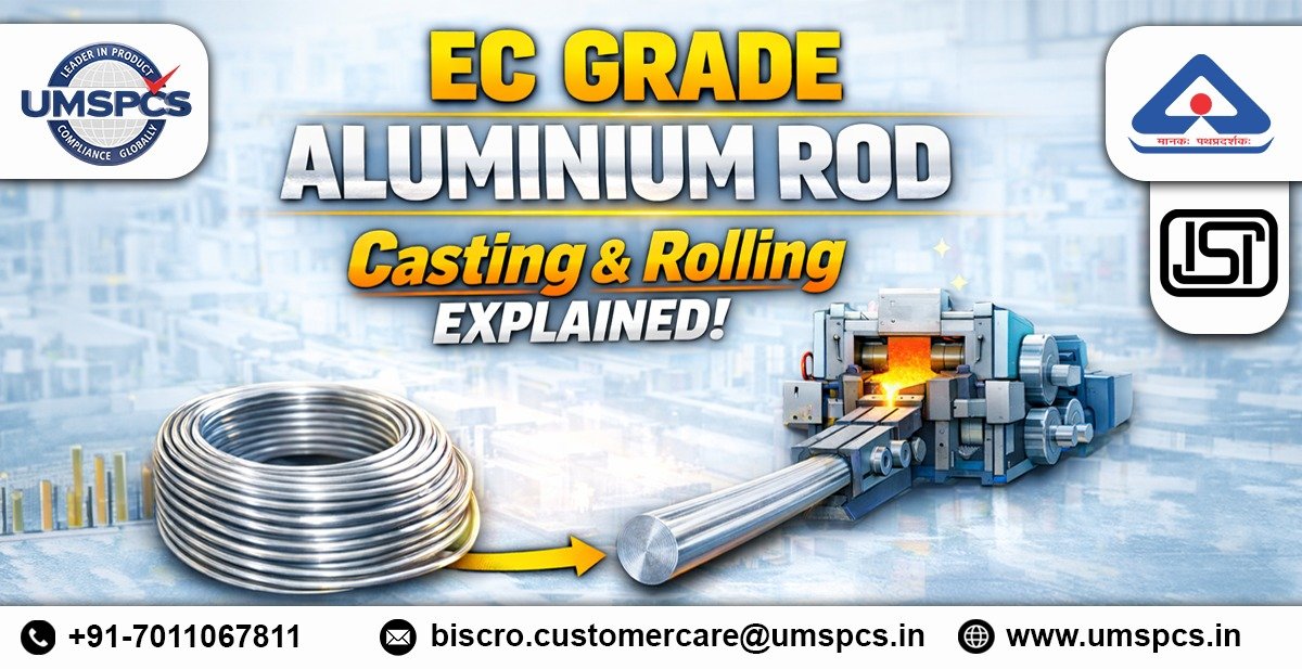 EC grade aluminium rod produced by continuous casting and rolling
