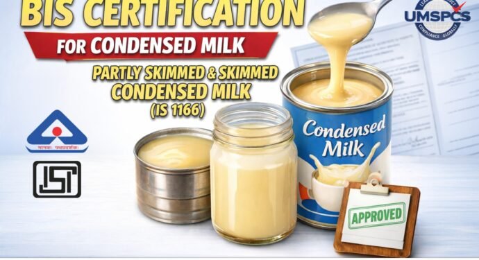 BIS Certification for Condensed Milk