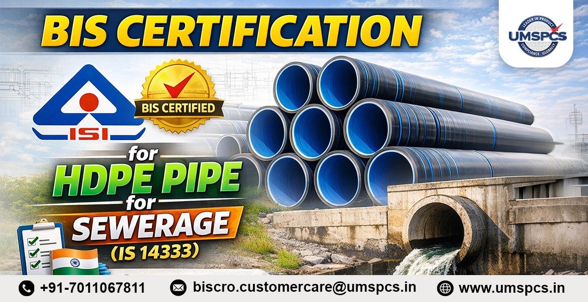 BIS Certification for High Density Polyethylene Pipe for Sewerage