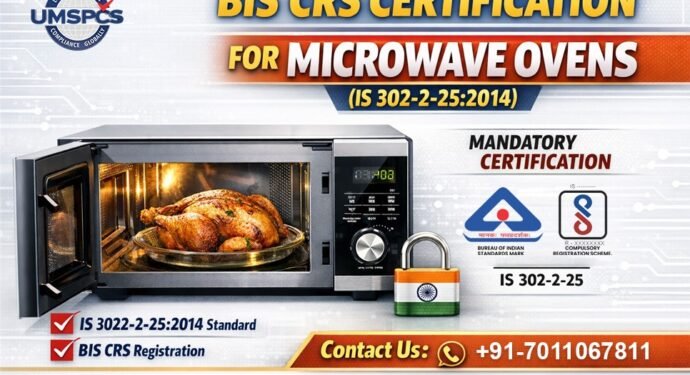 BIS CRS Certification for Microwave Ovens