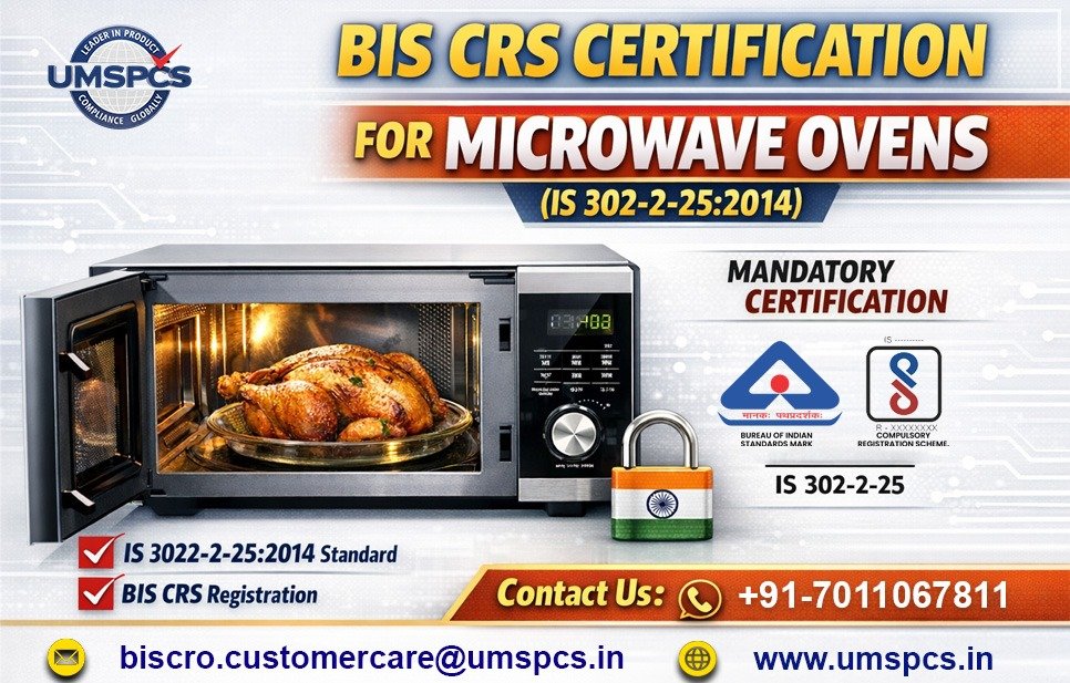 BIS CRS Certification for Microwave Ovens