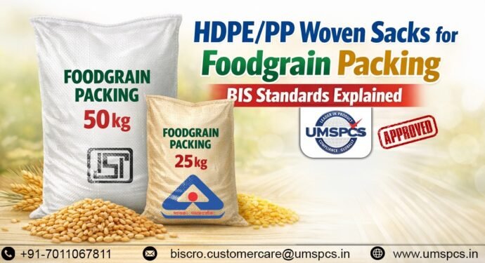 BIS certification for HDPE/PP woven sacks