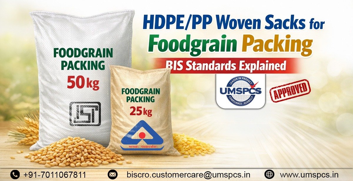 BIS certification for HDPE/PP woven sacks