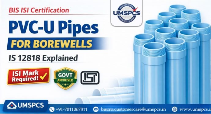 BIS ISI Certification for PVC-U screen and casing pipes