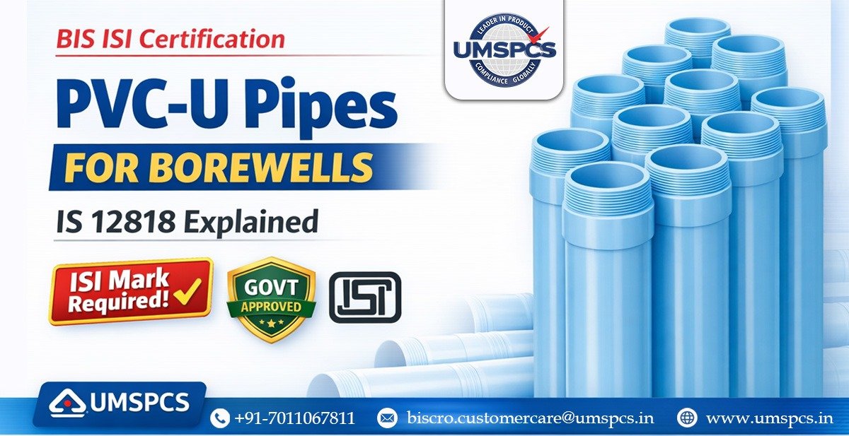 BIS ISI Certification for PVC-U screen and casing pipes