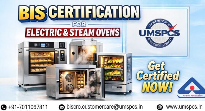 BIS Certification for Electric Forced Convection Ovens, Steam Cookers and Steam-Convection Ovens