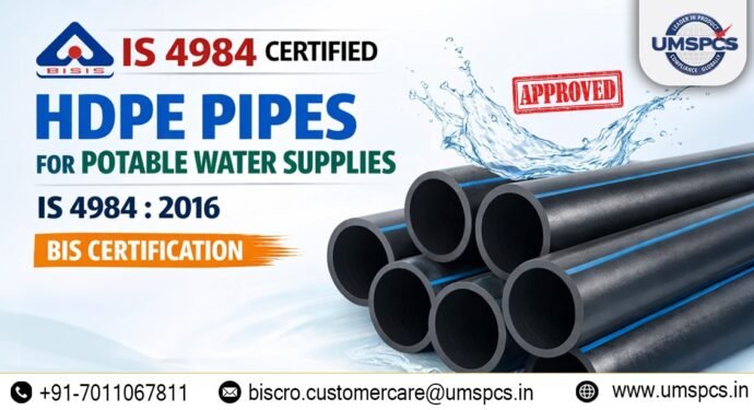 BIS Certification for High Density Polyethylene (HDPE) Pipes