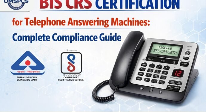 BIS CRS Certification for Telephone Answering Machines