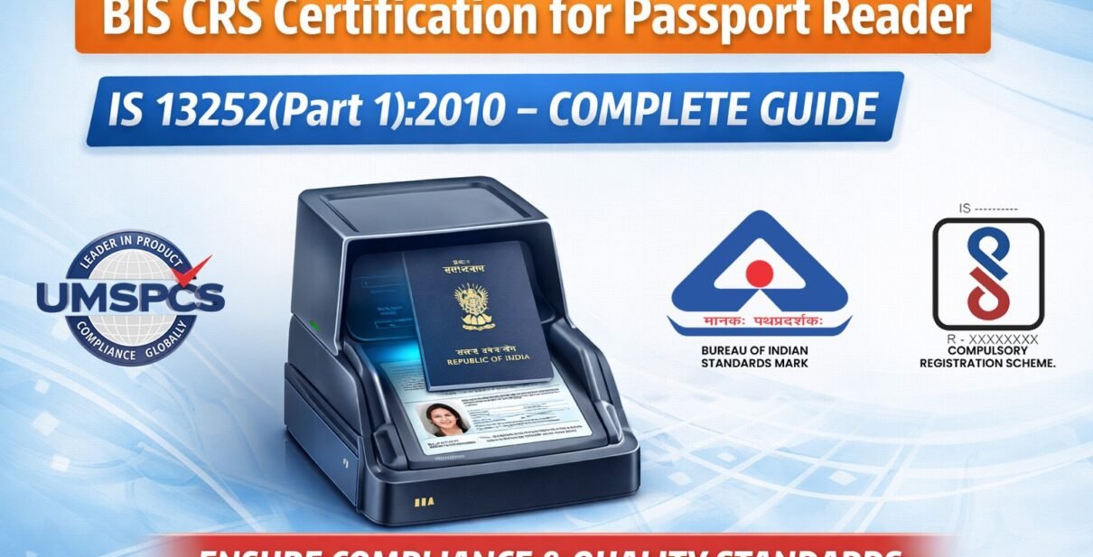 BIS CRS Certification for Passport Reader