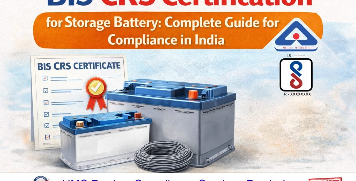 BIS CRS Certification for Storage Battery