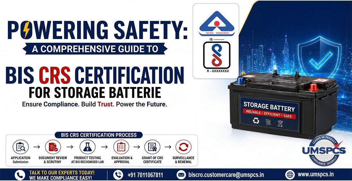 BIS CRS Certification for Storage Batteries