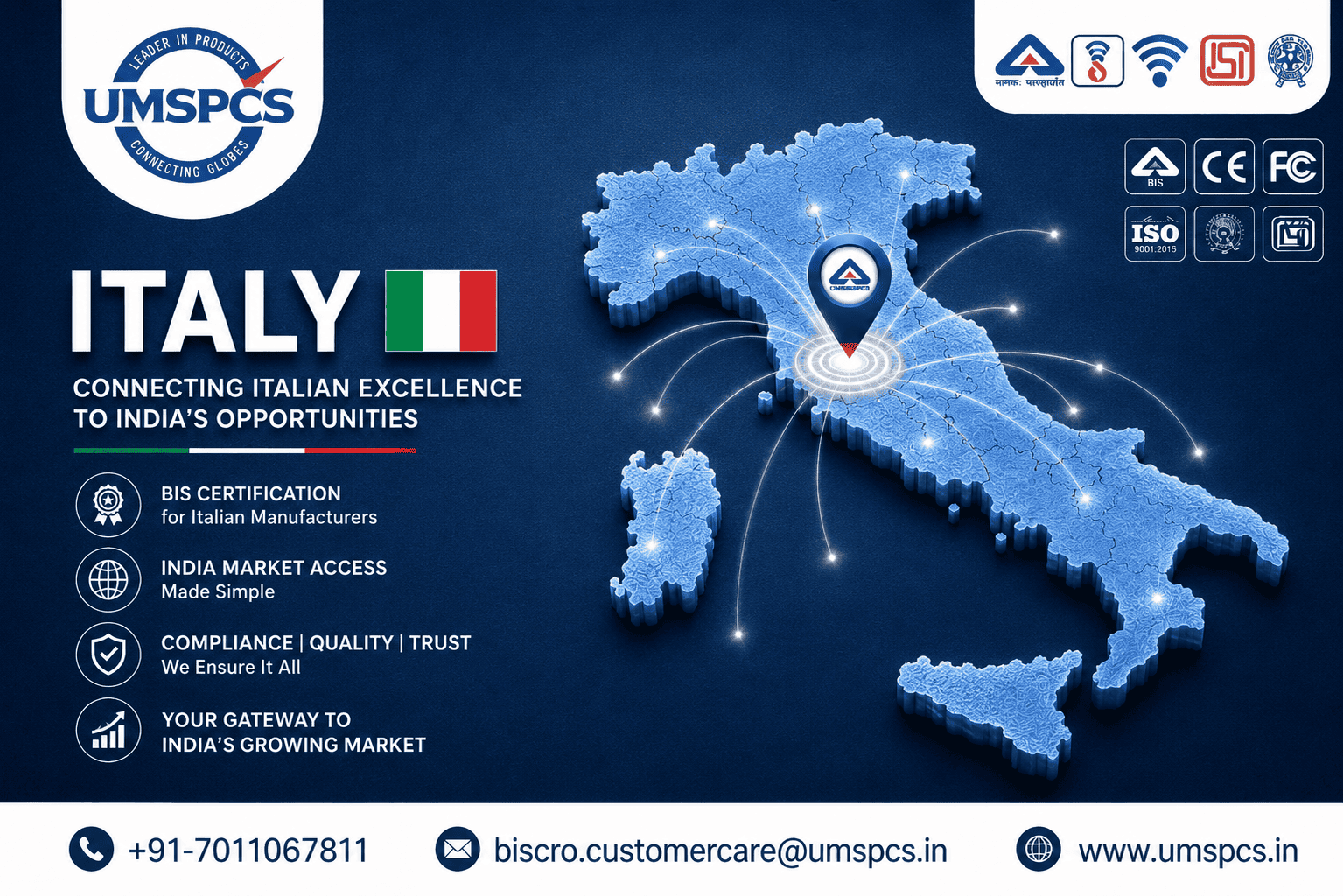 BIS Certification Consultant in Italy