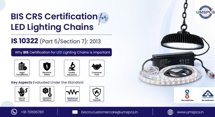 BIS CRS Certification for LED Lighting Chains