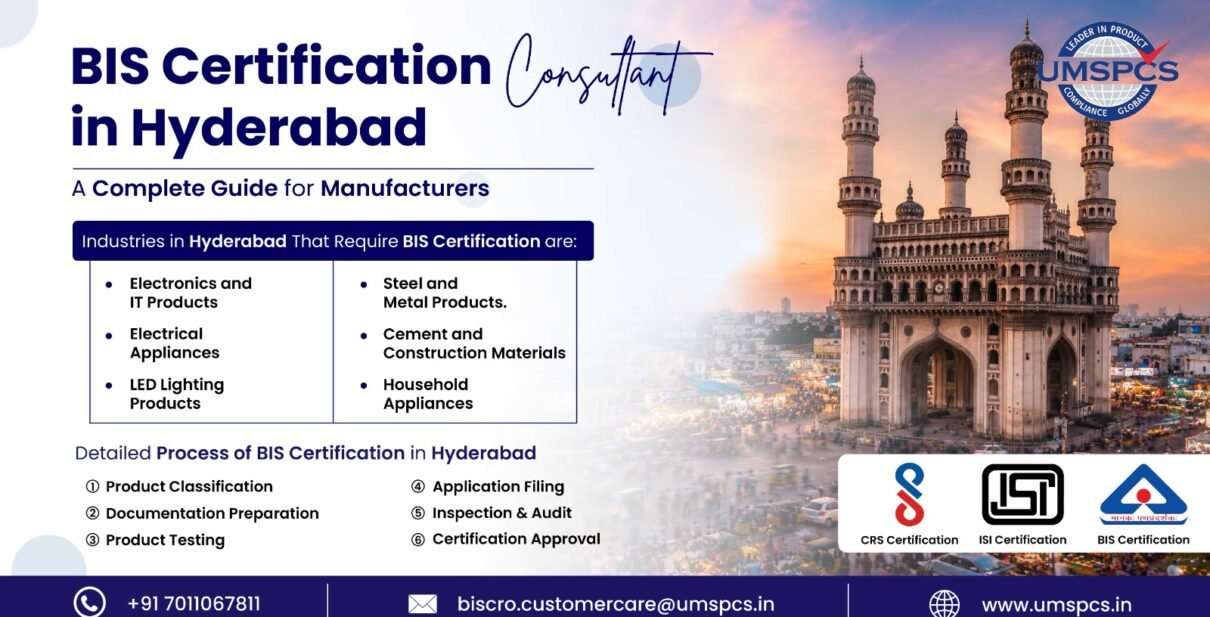 BIS Certification Consultant in Hyderabad
