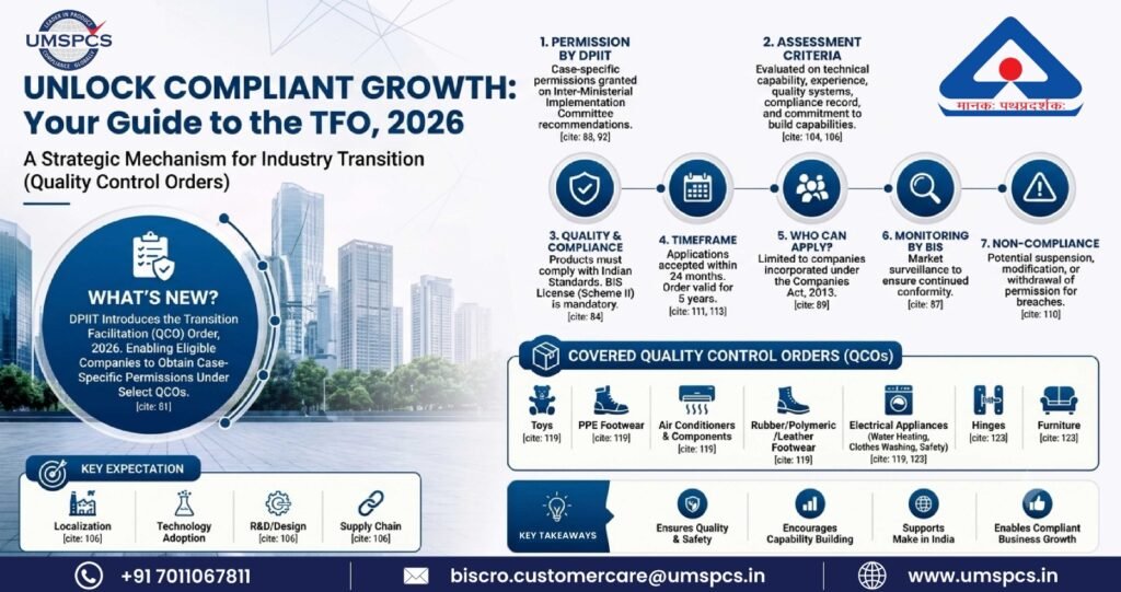 DPIIT Introduces Transition Facilitation 2026