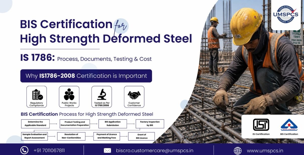 BIS Certification for High Strength Deformed Steel IS 1786