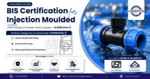 × BIS Certification for Injection Moulded/Machined HDPE Fittings for Potable Water Supplies