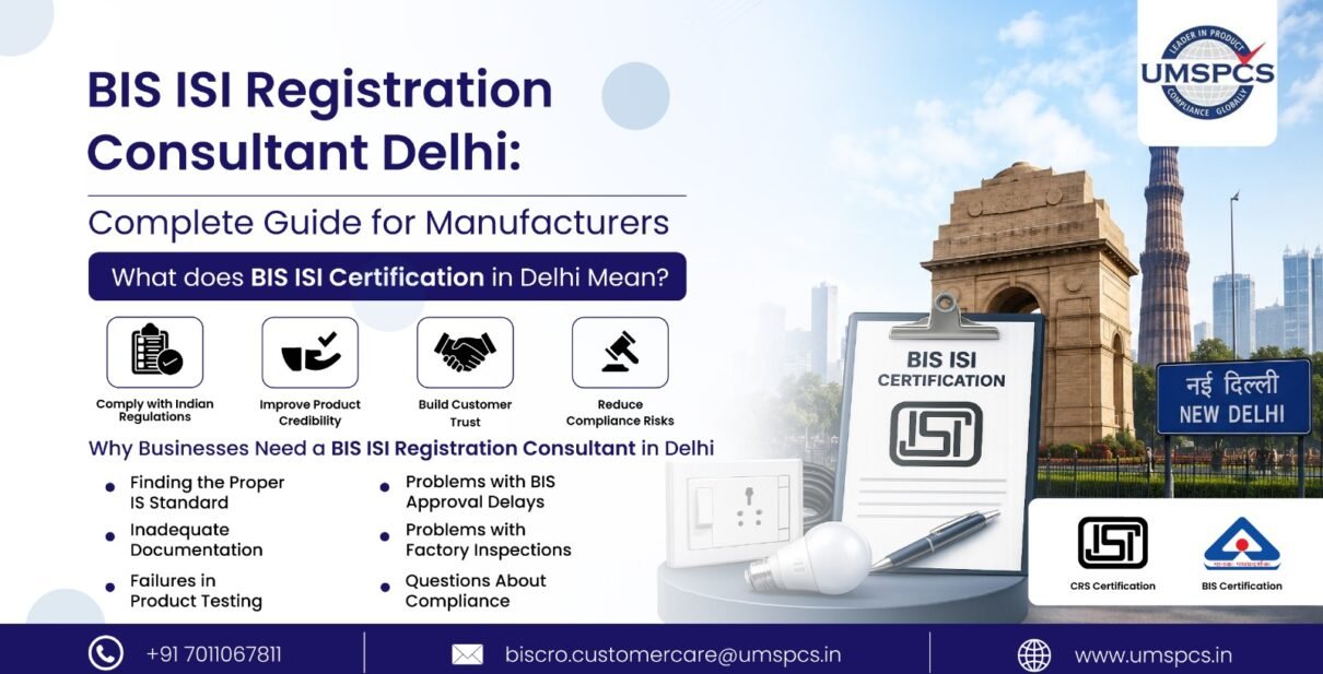 BIS ISI Registration Consultant Delhi