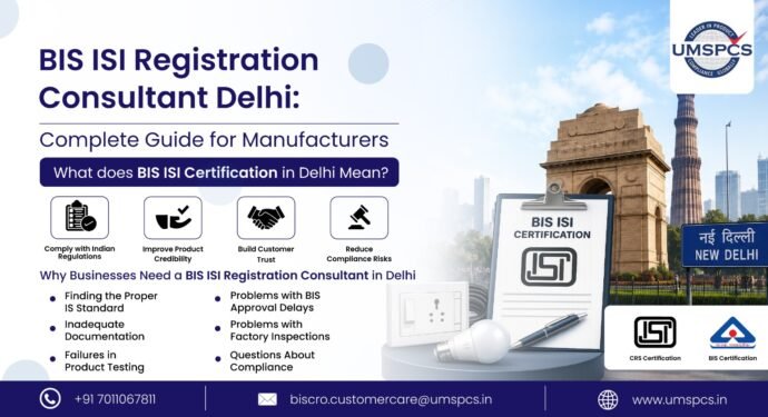 BIS ISI Registration Consultant Delhi