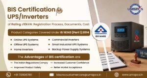 BIS Certification for UPS/Inverters