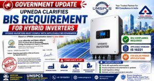 UPNEDA Issues Important Compliance Directive for Hybrid Inverters Under PM Surya Ghar Yojana