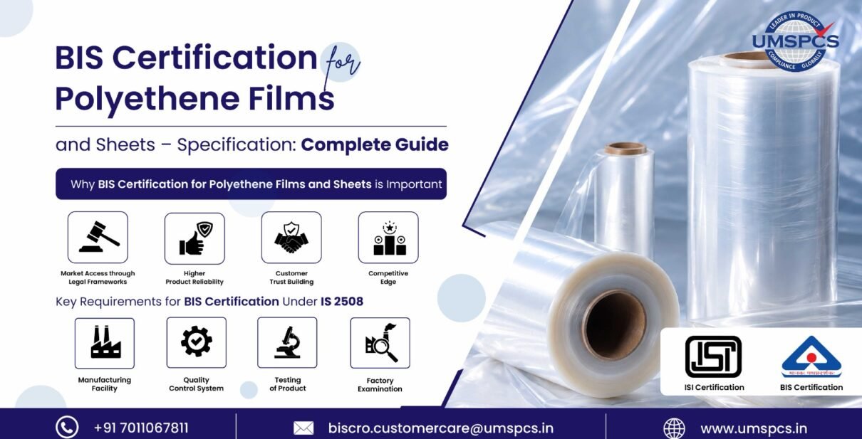 BIS Certification for Polyethene Films and Sheets