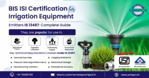BIS ISI Certification for Irrigation Equipment