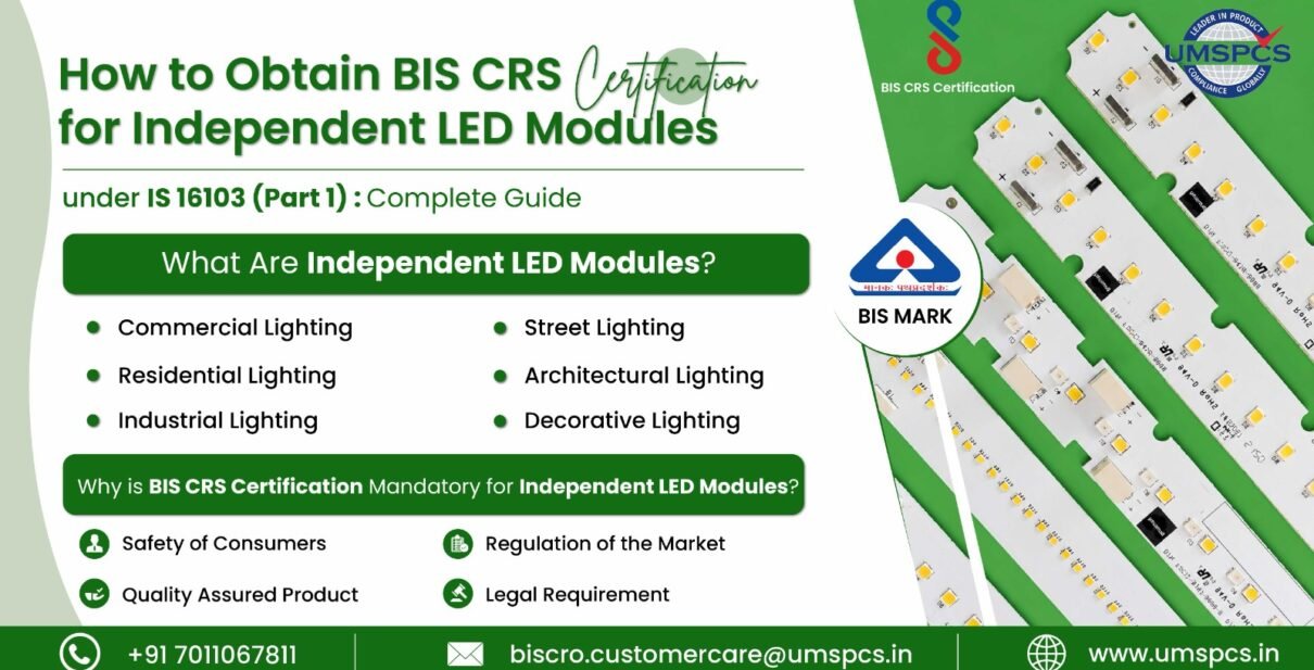BIS CRS Certification for Independent LED Modules