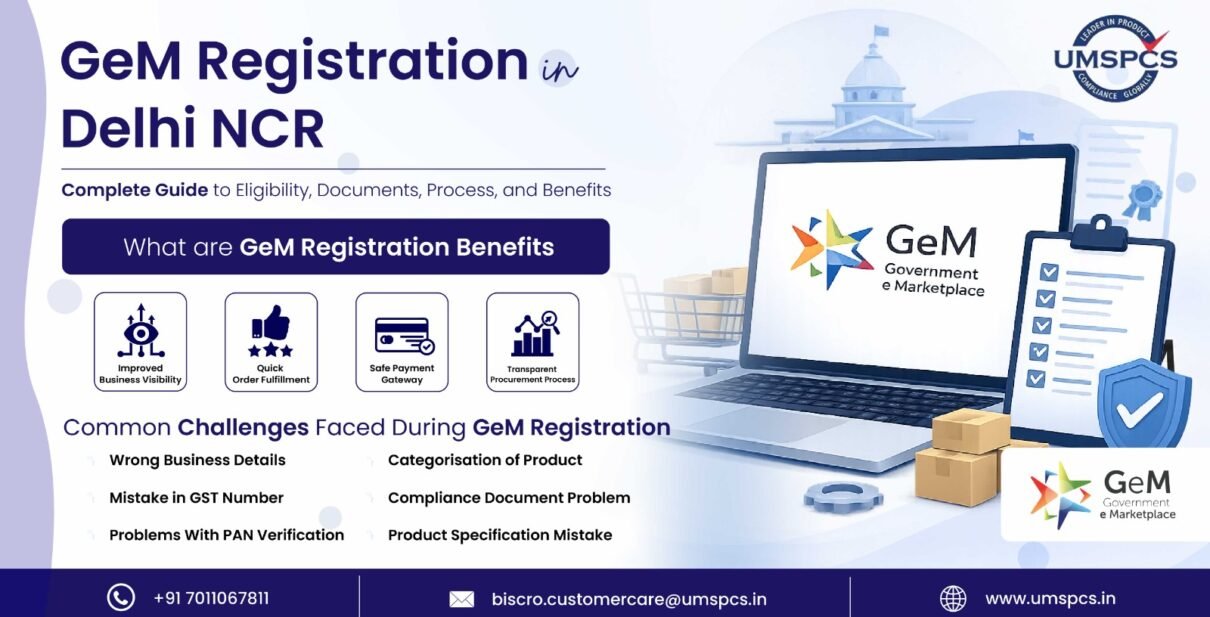 GeM Registration in Delhi NCR