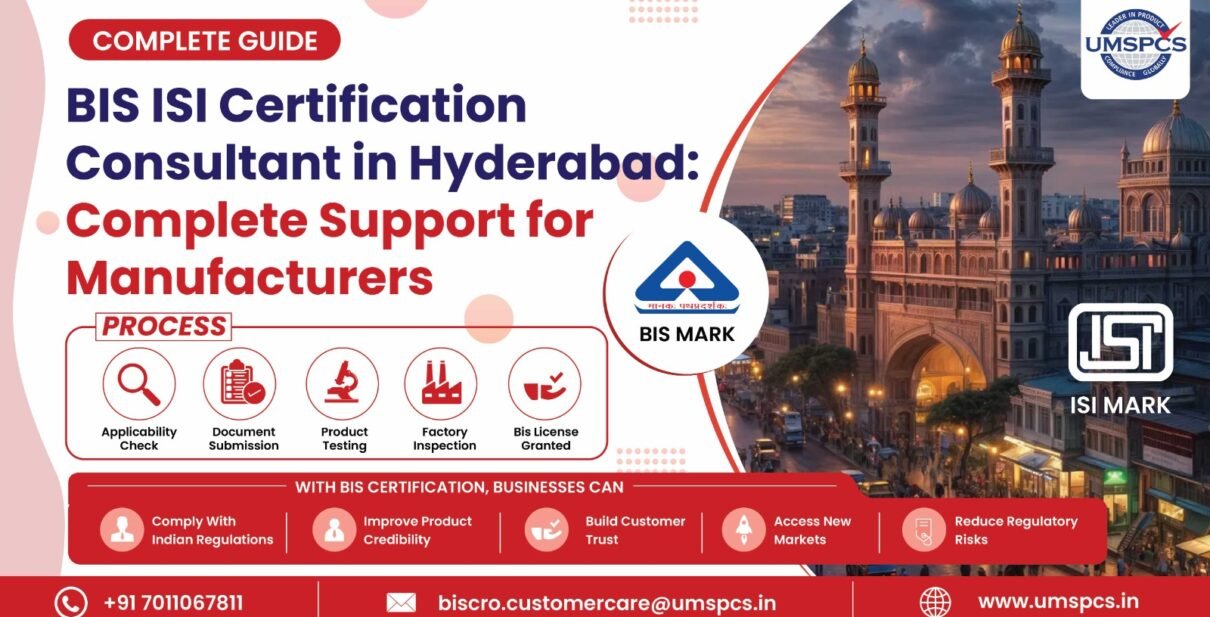 BIS ISI Certification Consultant in Hyderabad