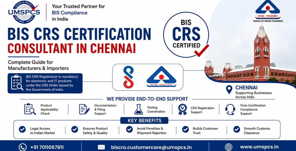 BIS CRS Certification Consultant in Chennai