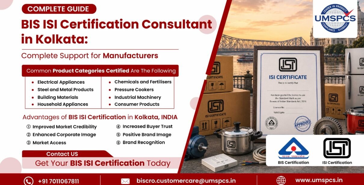 BIS ISI Certification Consultant in Kolkata