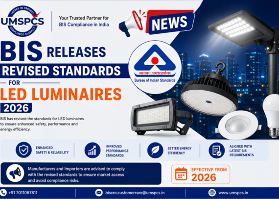 BIS Releases Revised Standards for Led Luminaires 2026