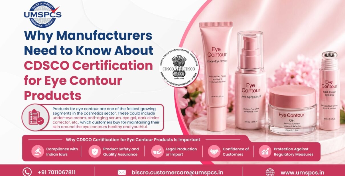 CDSCO Certification for Eye Contour Products