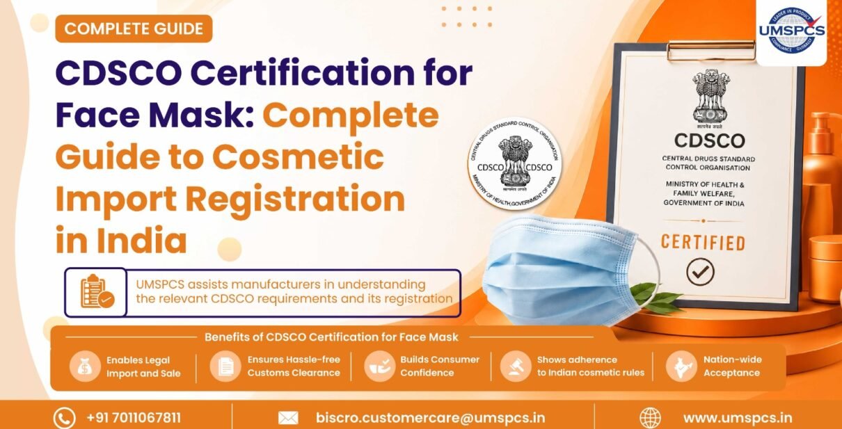 CDSCO Certification for Face Mask