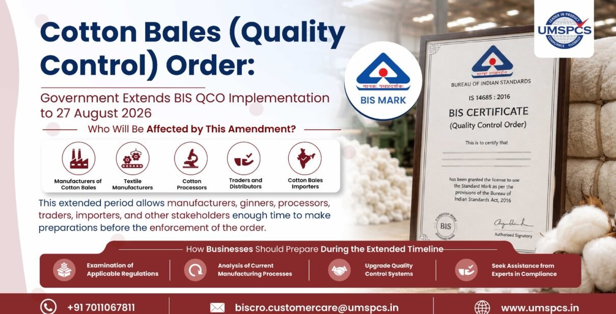 Cotton Bales (Quality Control) Order