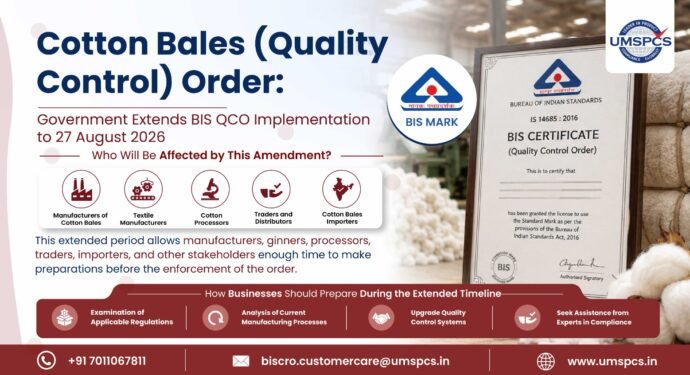 Cotton Bales (Quality Control) Order