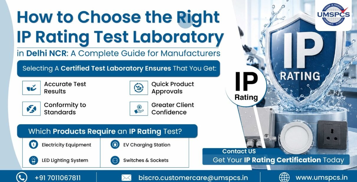IP Rating Test Laboratory in Delhi NCR