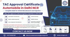 TAC Approval Certificate for Automobile in Delhi NCR